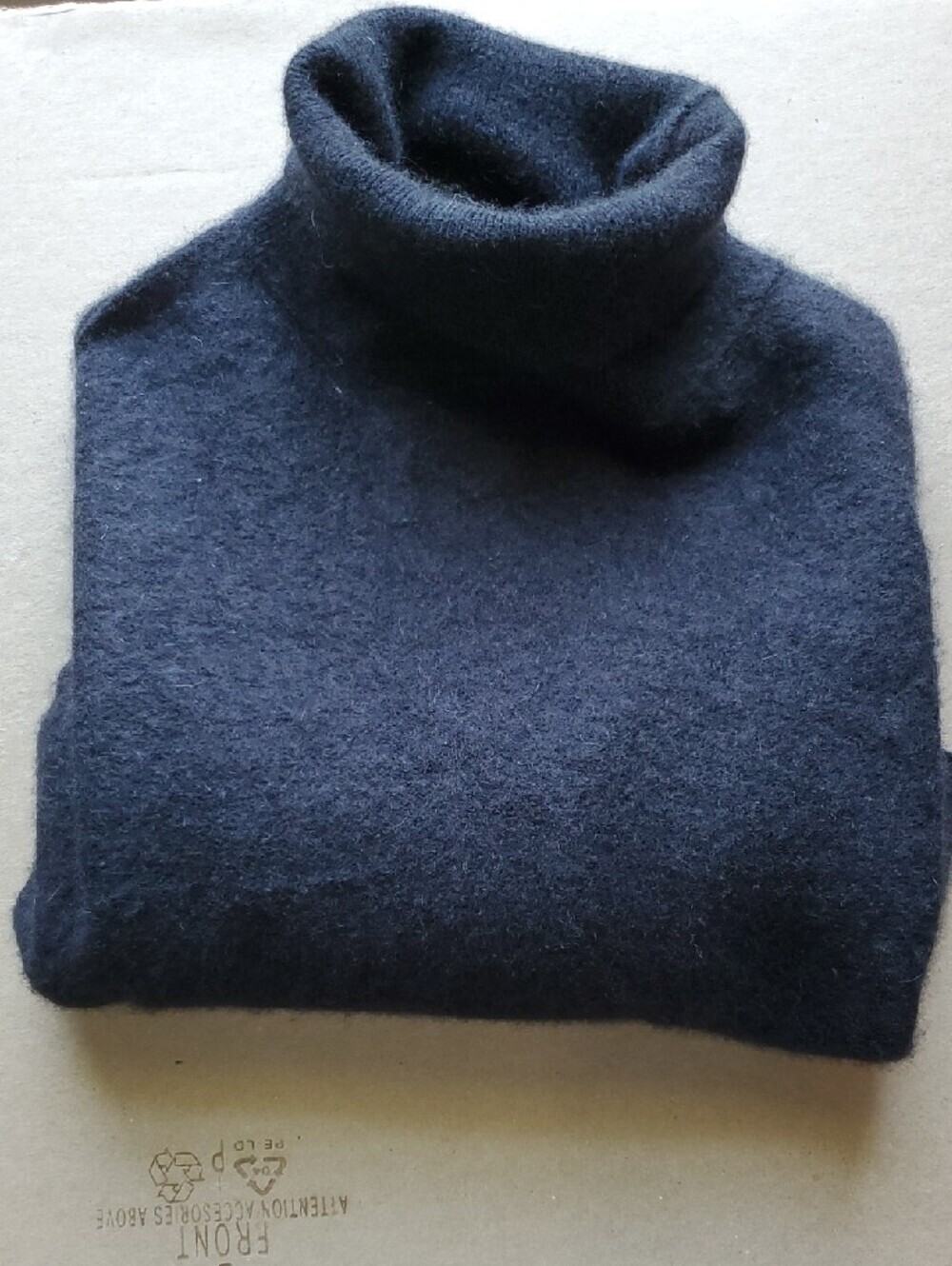 Free People Black Cropped 100% Cashmere Turtleneck Sweater - Picture 10 of 10